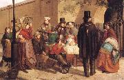A Coffee Stall Westminster, Charles Hunt